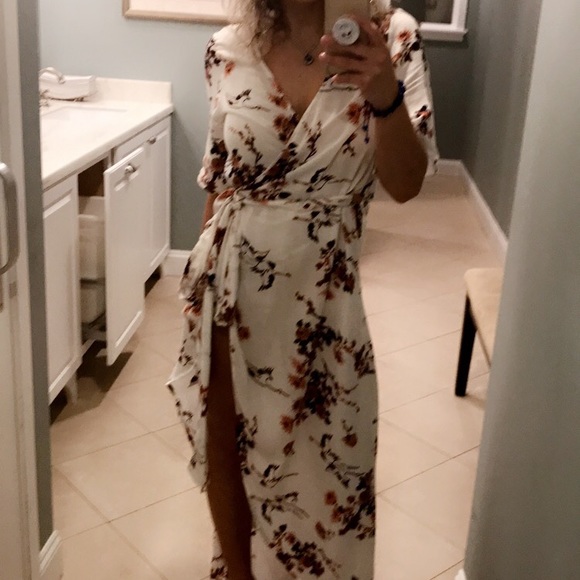 Fall Roxy Wrap Around Dress - Picture 5 of 6